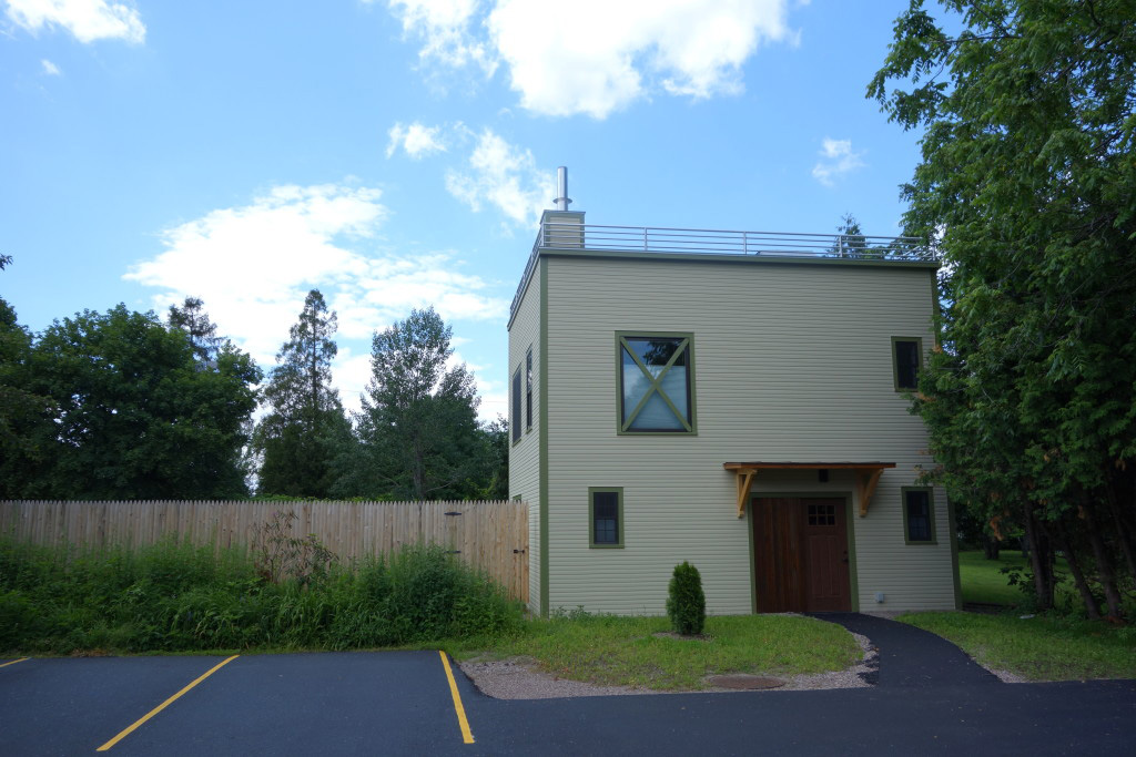 Finished exterior of a SIPs home in Burlington, Vermont