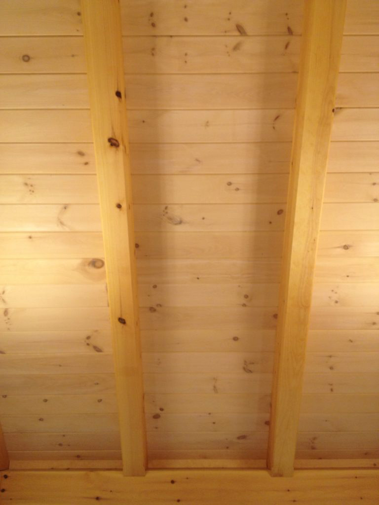 Interior finished beams