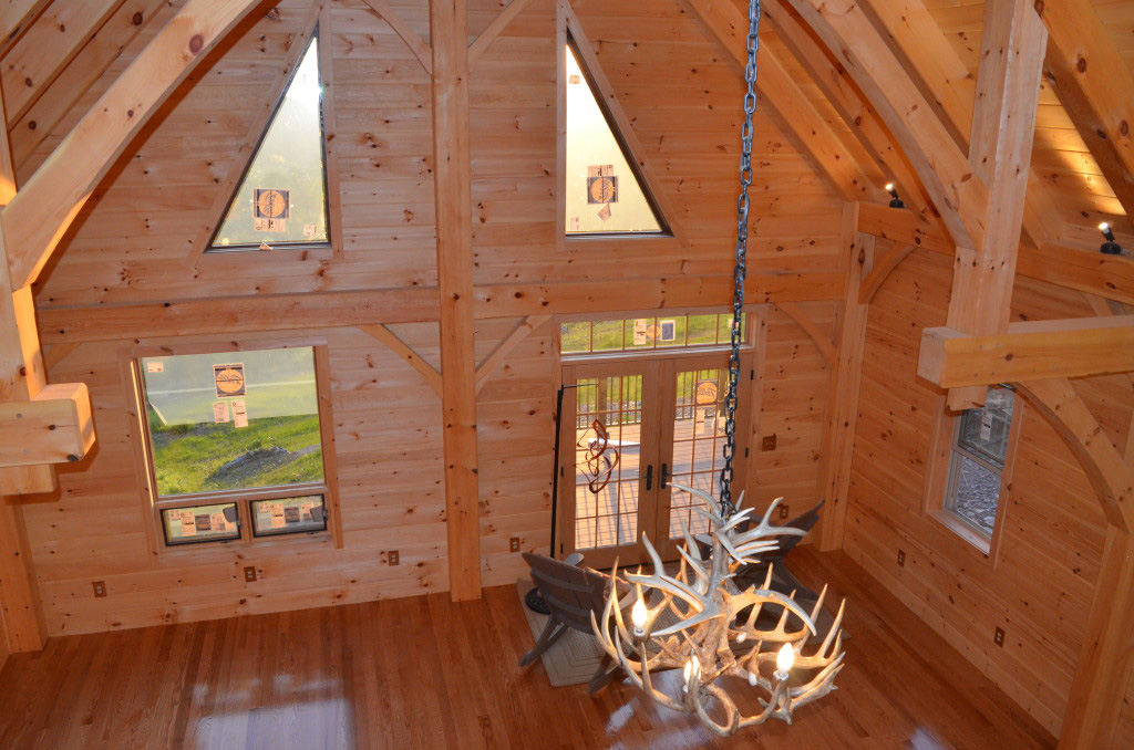 Finished interior of a SIPs installation in New Hampshire