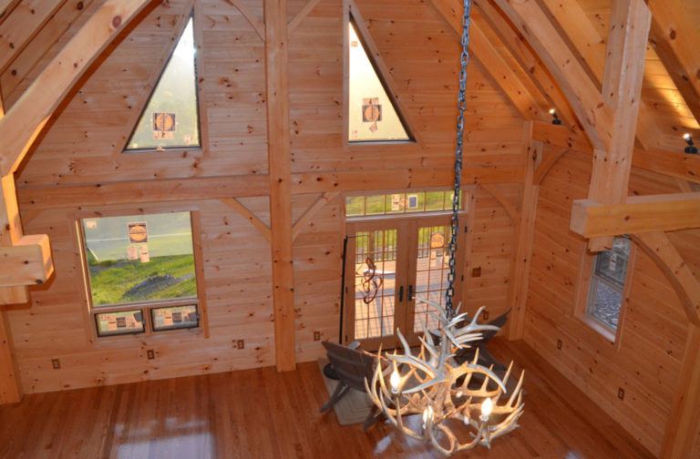 Finished interior of a SIPs installation in New Hampshire